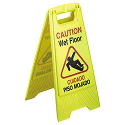 OCedar Bilingual Wet Floor Sign