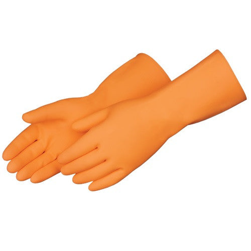 Orange FlockLined Gloves XL