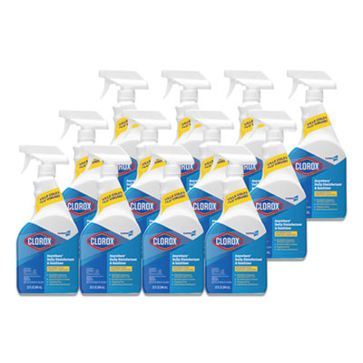 Clorox Anywhere Hard Surface Sanitizing Spray 32oz 12/CS