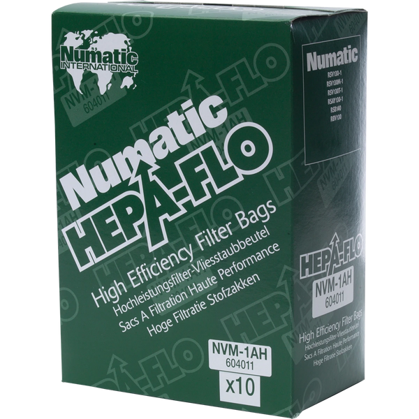 HEPA Flo Filter Bags for RSV/RBV 150 - 10 Pack