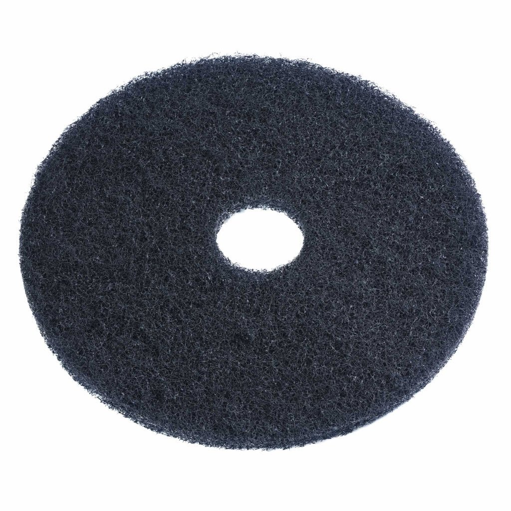 13 Black Stripping Floor Pad