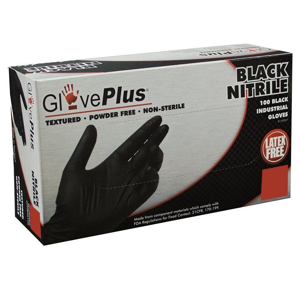 Black Nitrile Premium Gloves Large BrothersMFG