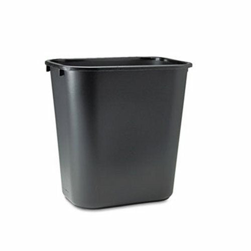 Deskside Wastebasket, Black