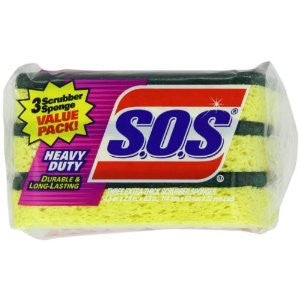 SOS HeavyDuty Scrubber Sponges