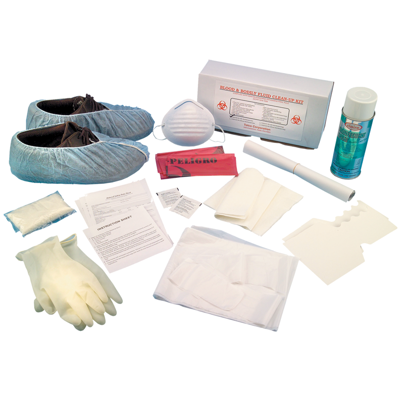 Bloodborne Pathogen Cleanup Kit